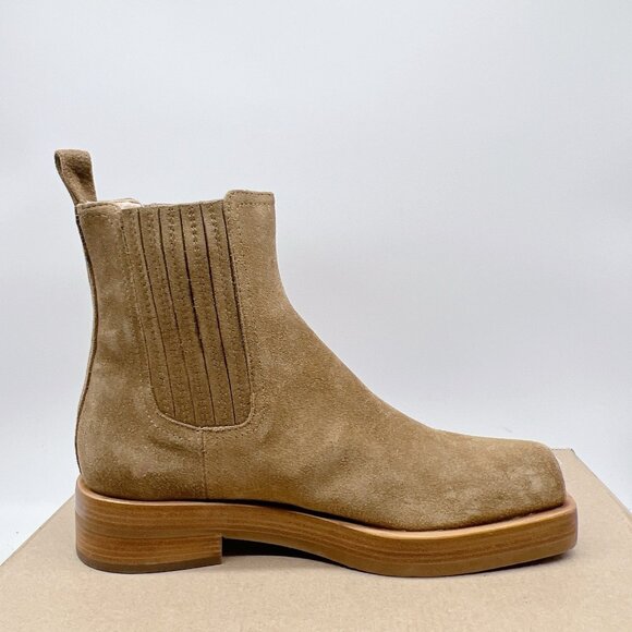 AGL Rina Women’s Ankle Boots Camel Brown Suede Pull On Booties EU 37 US 7 - Picture 11 of 15